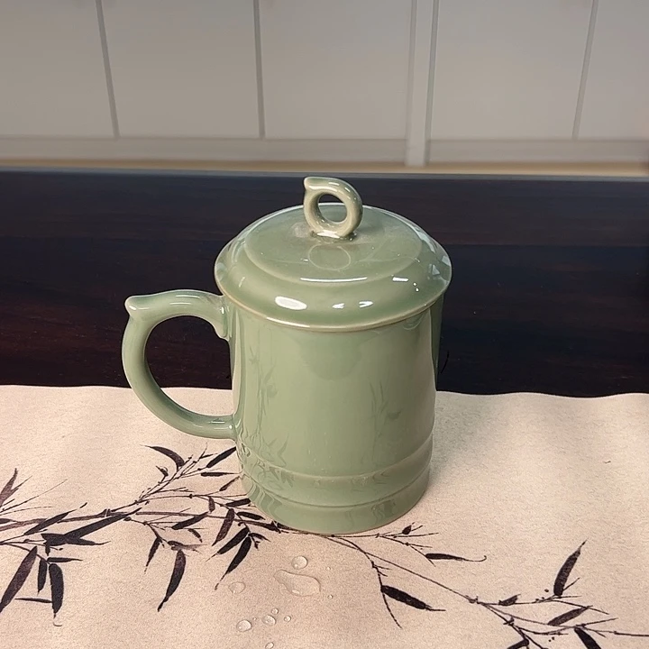龙泉云间青瓷小米茶器