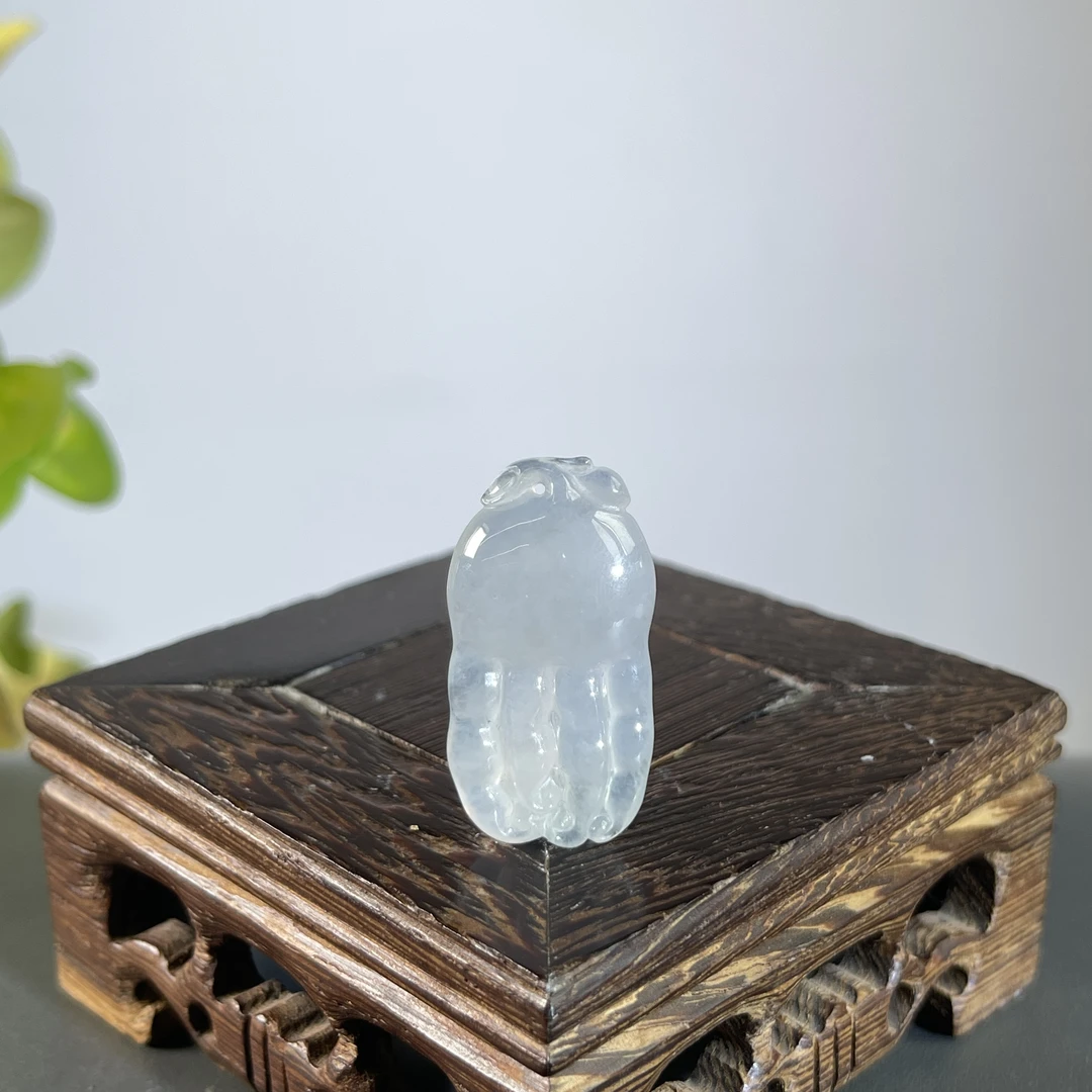 JXXA09-83 天然翡翠缅甸A货 佛手瓜