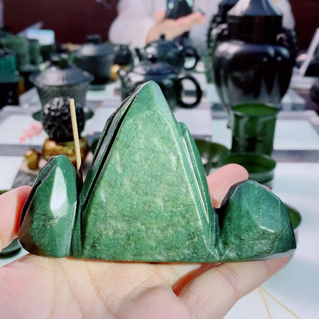 和田玉（青玉）未镶嵌摆件