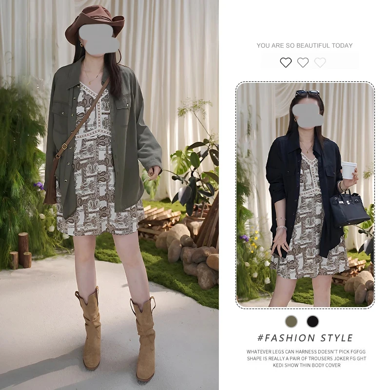 法式复古衬衫外套女款初秋2025新款长袖外搭设计感小众上衣衬衣潮