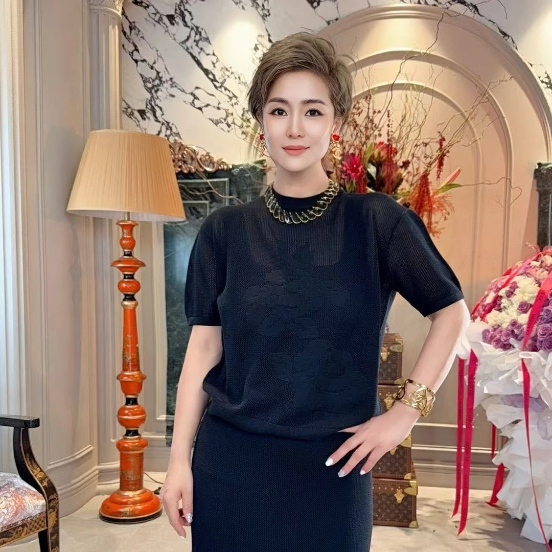 【顾文婷推荐】YOUWEI有尾25蒸布系列钩针短袖衫 Y2025208/Y2025201