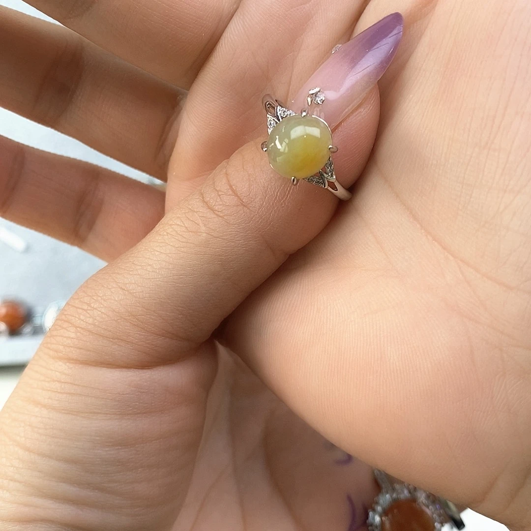 阿***妹翡翠未镶嵌戒指缅甸