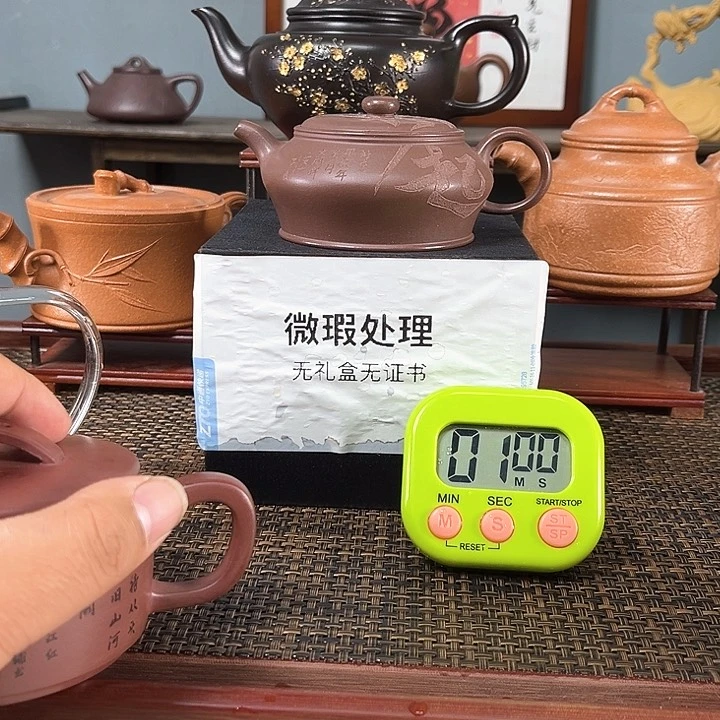 紫砂茶壶三***寿宜兴原矿手工紫砂壶