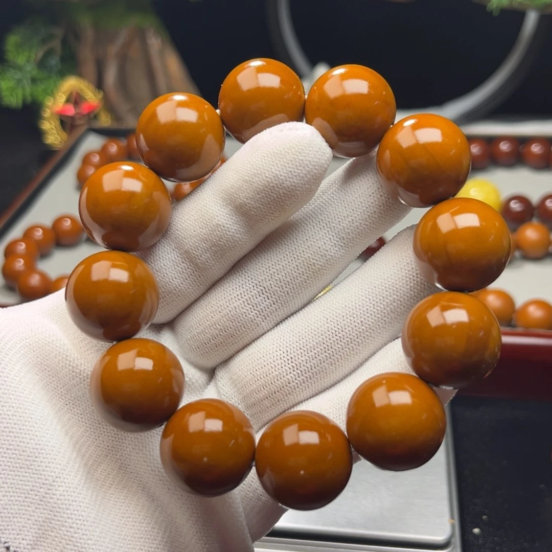 爱***唠橄榄核手串2.05+树王全品铁核 小孔 微瑕