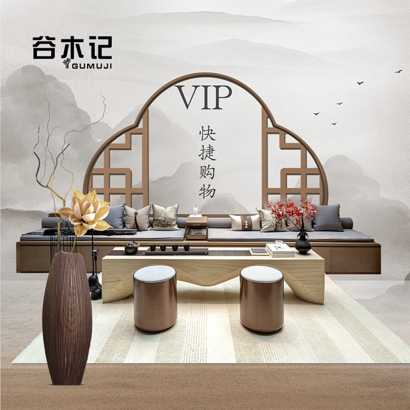 【VIP快捷购物】【非主播推荐勿拍】中式博古架置物架展示架茶室隔断