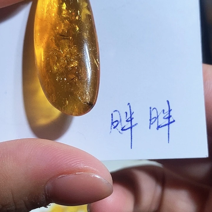 未镶嵌颈饰琥珀虫珀吊坠