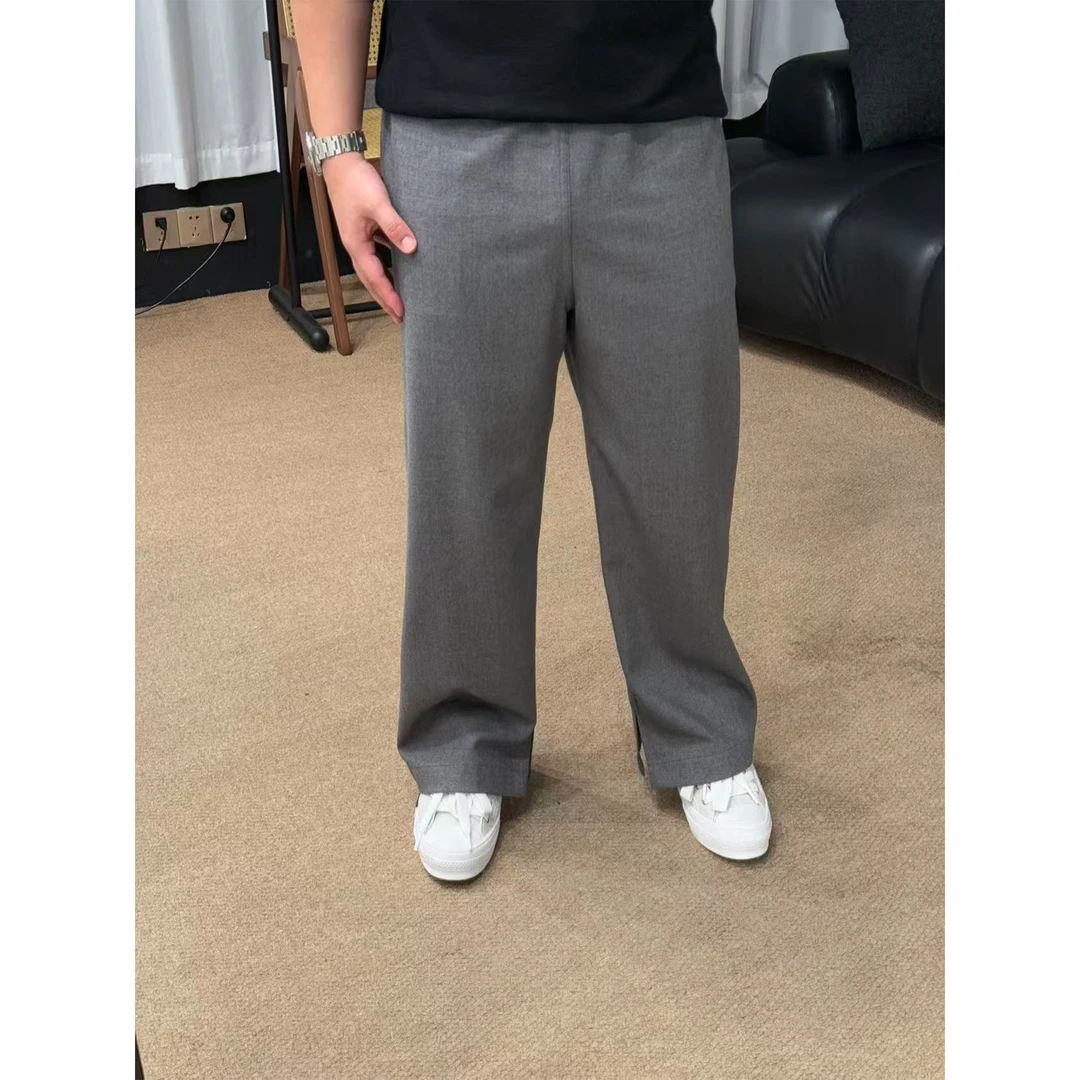 16000CE版“法式优雅 100% 420G精纺羊毛VG法兰绒“宽松 休闲裤