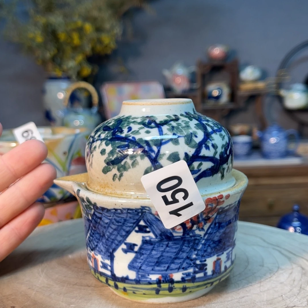 杯素浅陶瓷手工手绘