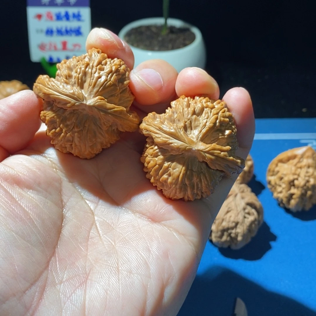 仙***具吊坠文玩核桃43全品白狮子