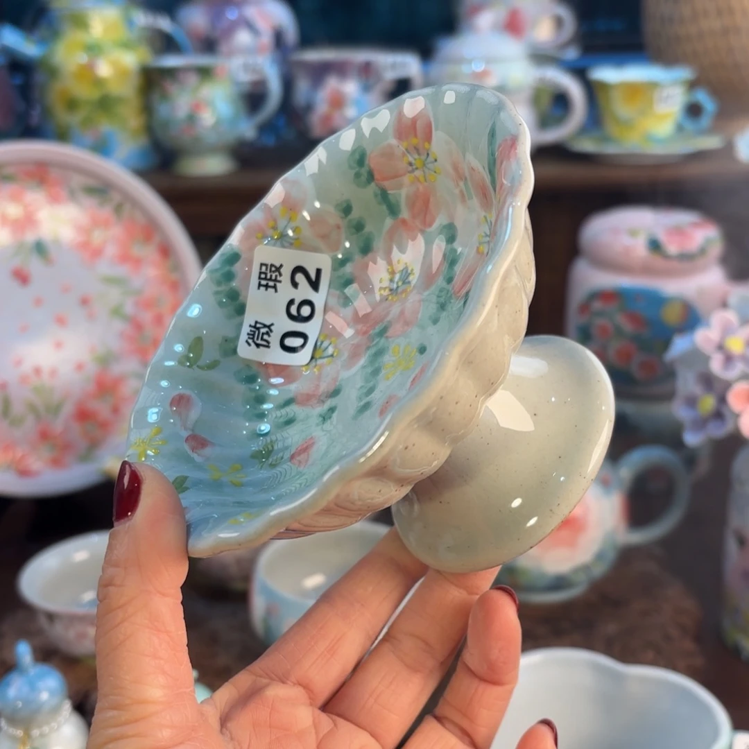 景德镇手绘高温釉下彩陶瓷茶具