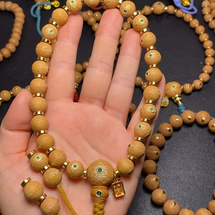 凤眼菩提手串描眼线12+手持