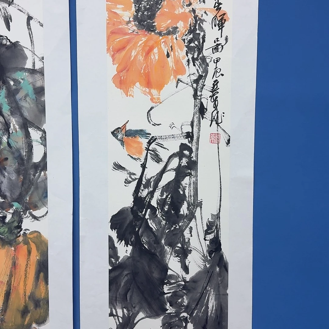 国画多次参加国内外大型