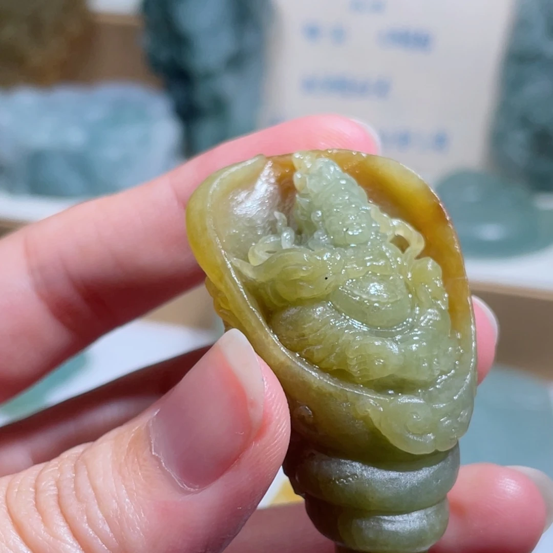 定制翡翠未镶嵌?****兽毛货