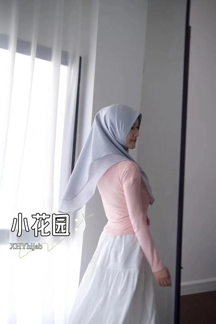 小花园经典燕尾 双层雪纺燕尾方便头套（不退换，拍前须知）