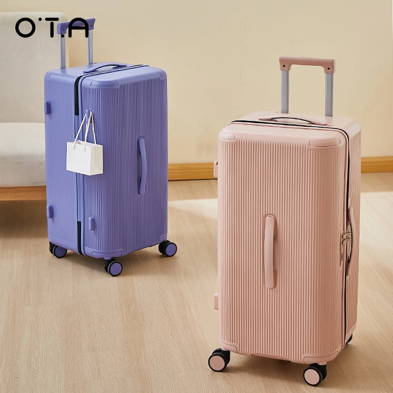 OTA方形行李箱高颜值大容量旅行箱20寸登机箱新款行李箱推荐