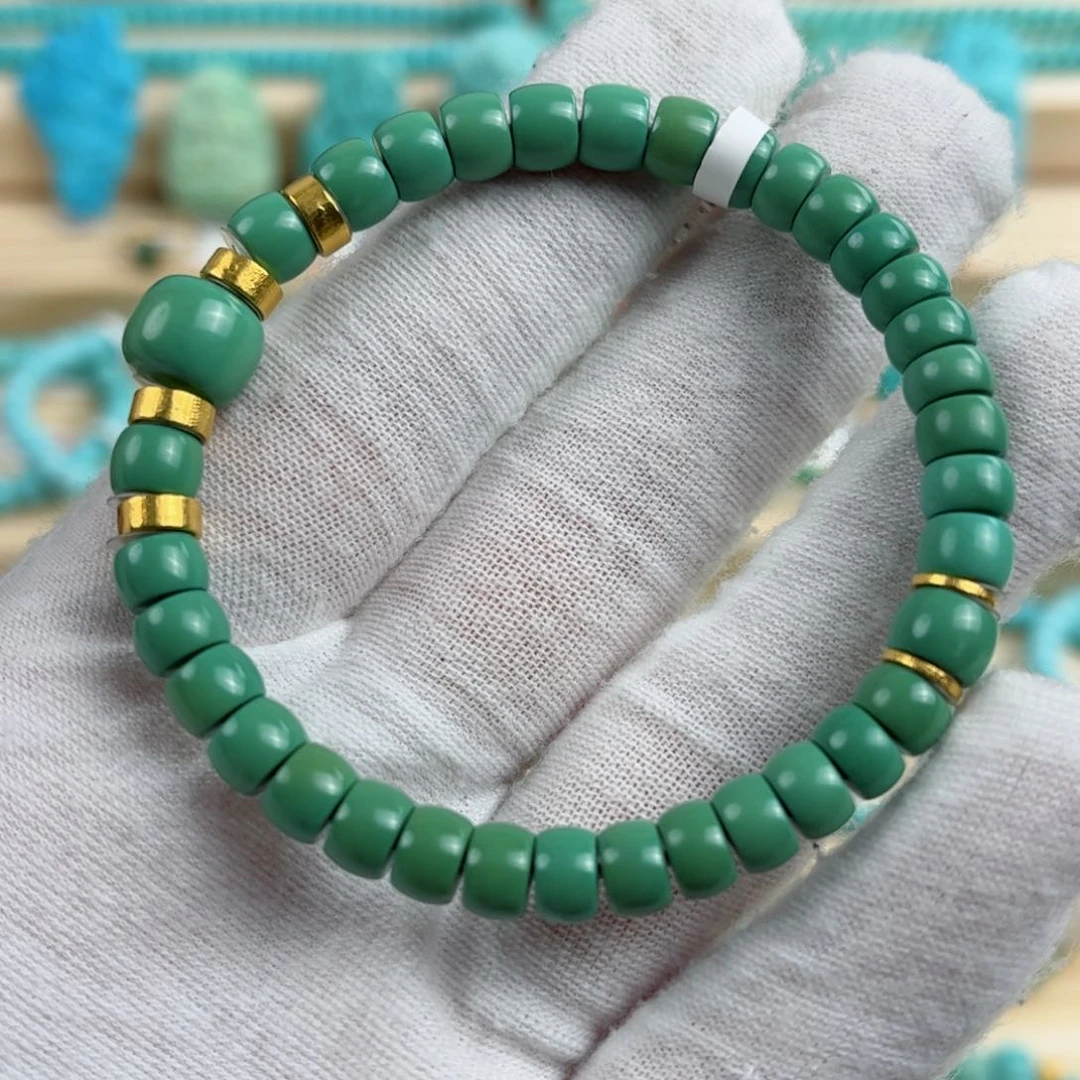 18K金镶嵌绿松石配饰