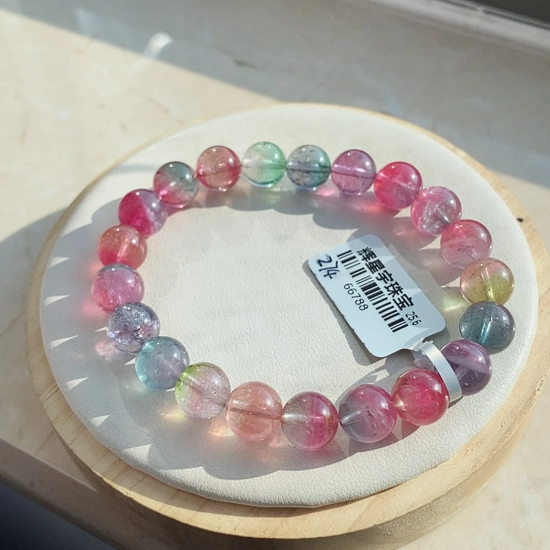 未镶嵌手链碧玺西瓜