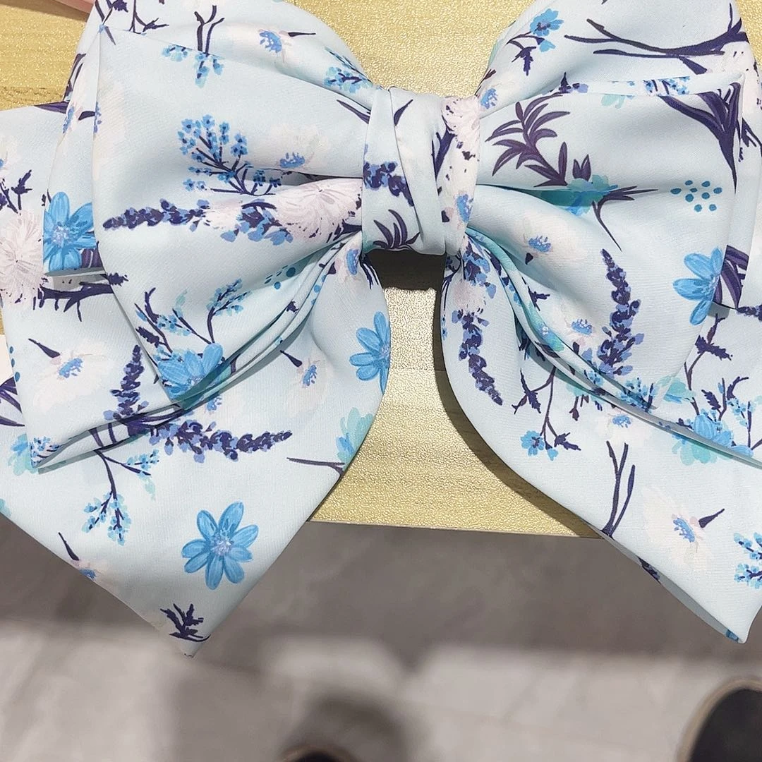 皮质铁合金蝴蝶结发夹