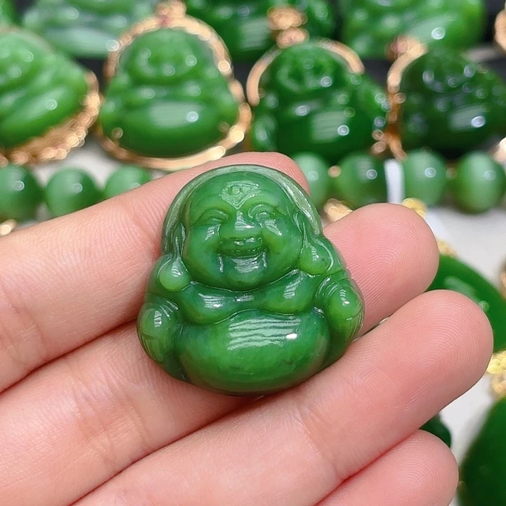 和田玉（碧玉）颈饰未镶嵌