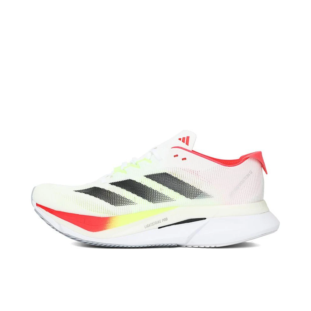 adidas阿迪达斯2025女子运动跑鞋ADIZERO BOSTON 12跑步鞋JQ2554