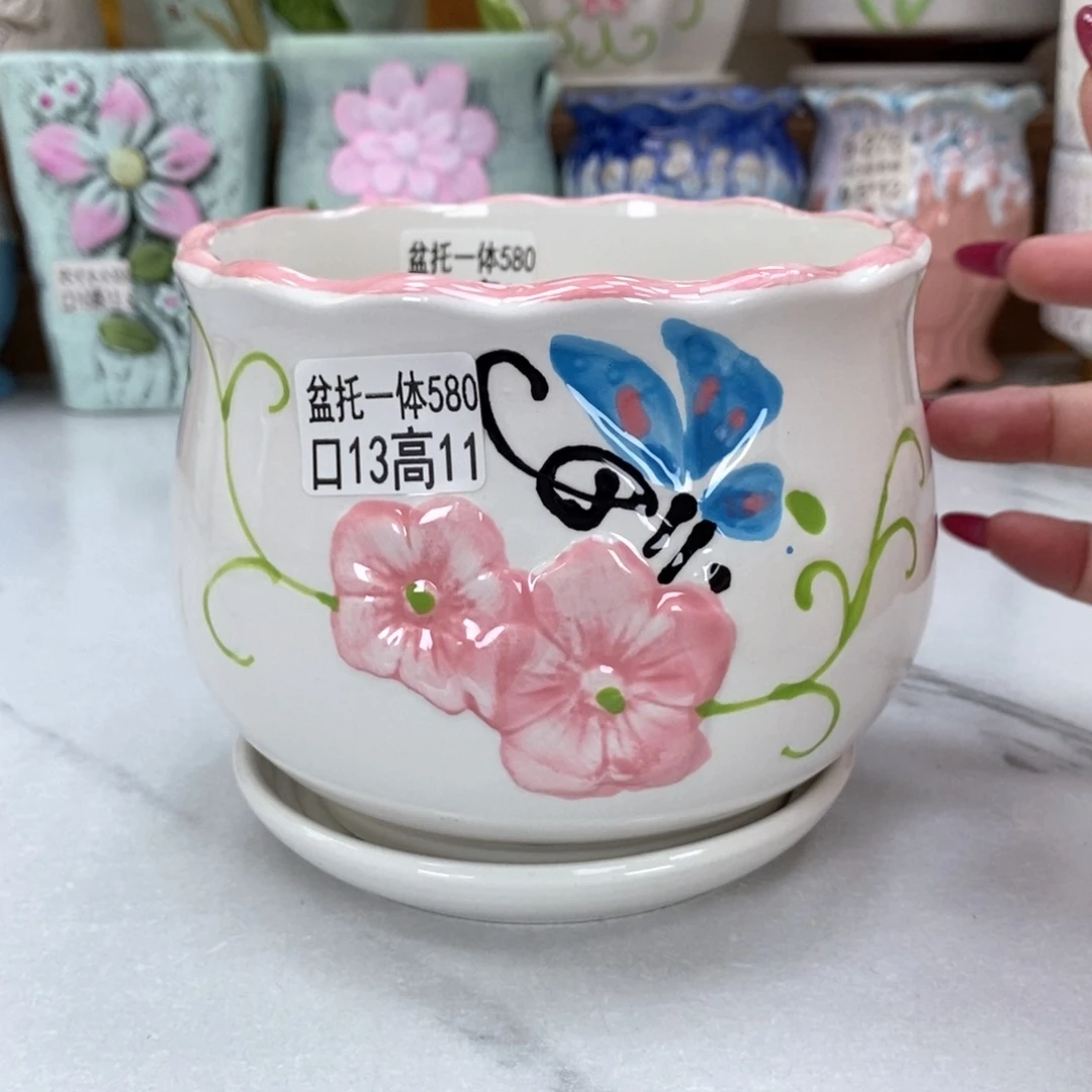 @夏西陶瓷花盆@@5580