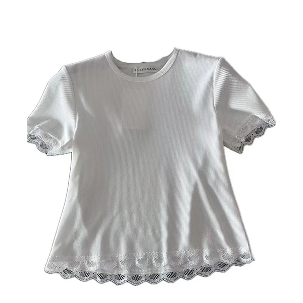 25S新款针织T恤女神时尚单品!原厂订单!百搭减龄修身好看!