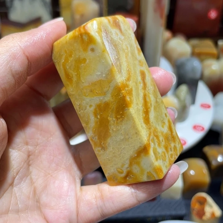 寿山石印石素章印章