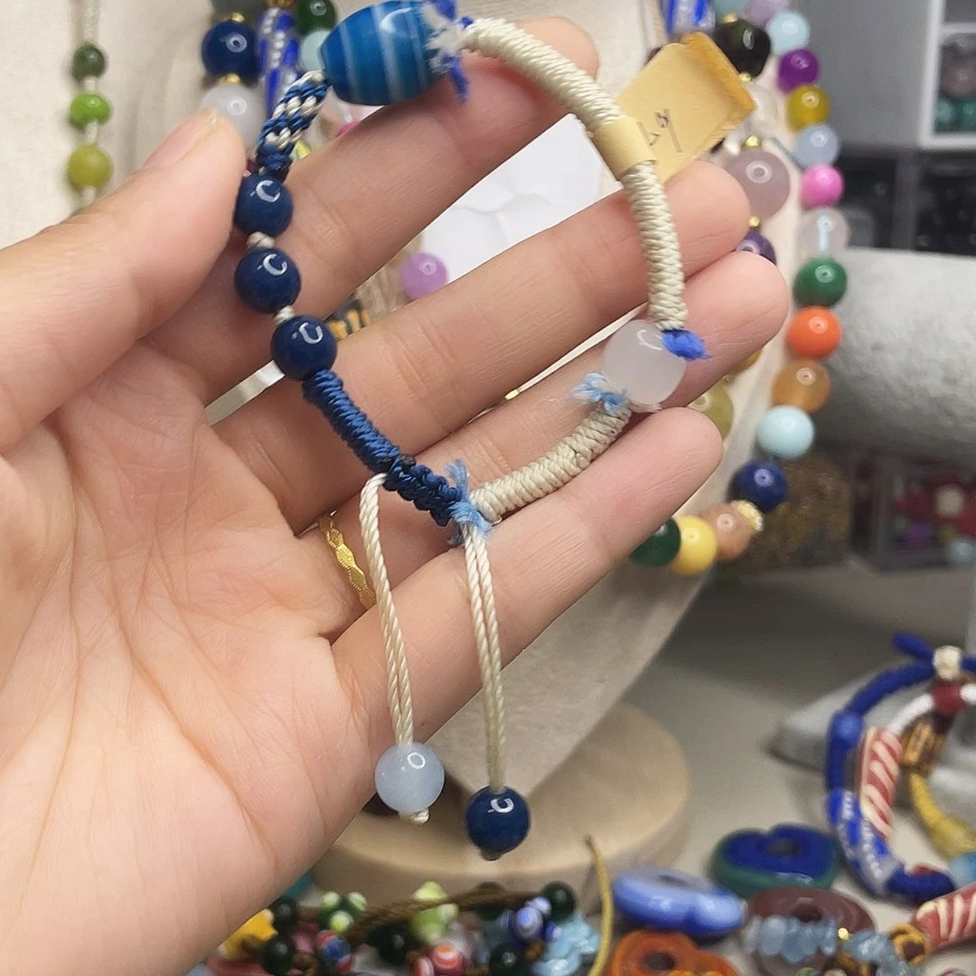 无非金属原创设计手编绳手绳玛瑙