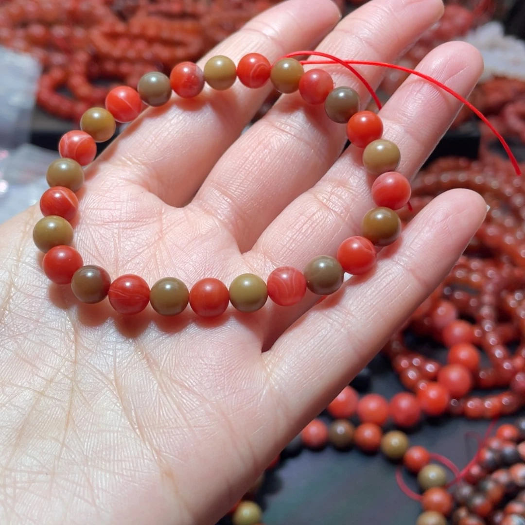 南红玛瑙手链未镶嵌善*