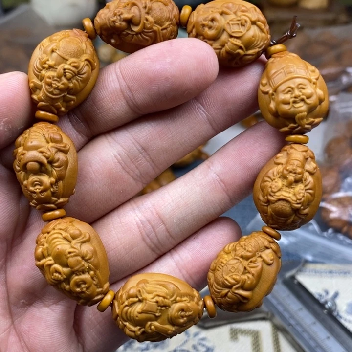 橄榄核手串/手链橄榄核雕工艺手串