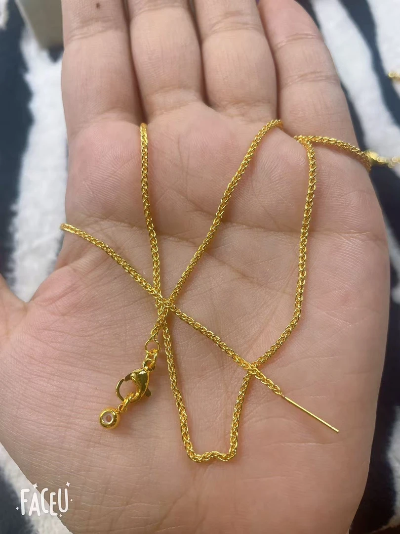 创意DIY编制绳防水通孔绳串珠DIY配饰配件手链项链配件白色金色