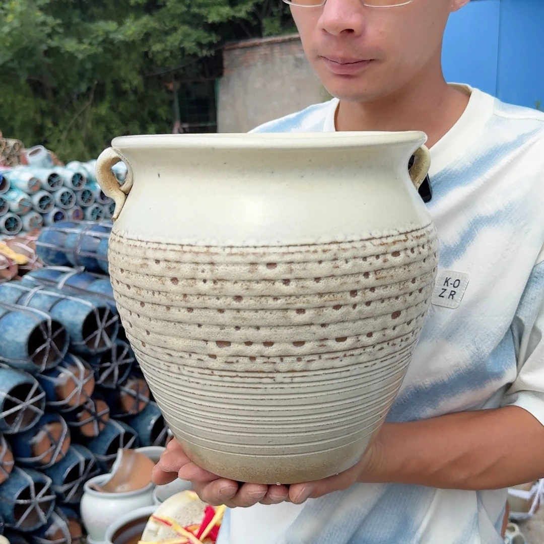 紫砂花盆口25高25（一个耳朵泡泡沈