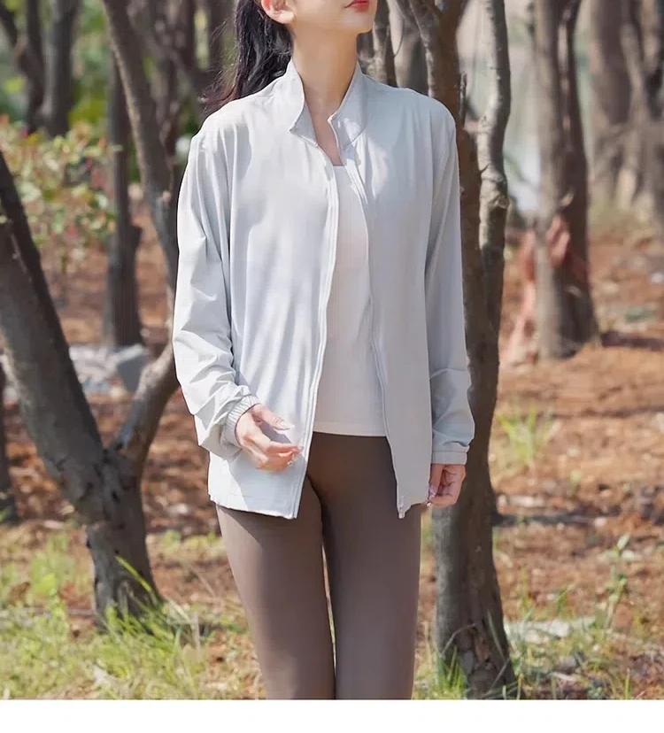 宽松春秋薄外套女夏季冰感防晒衣户外休闲透气百搭防紫外线晒服