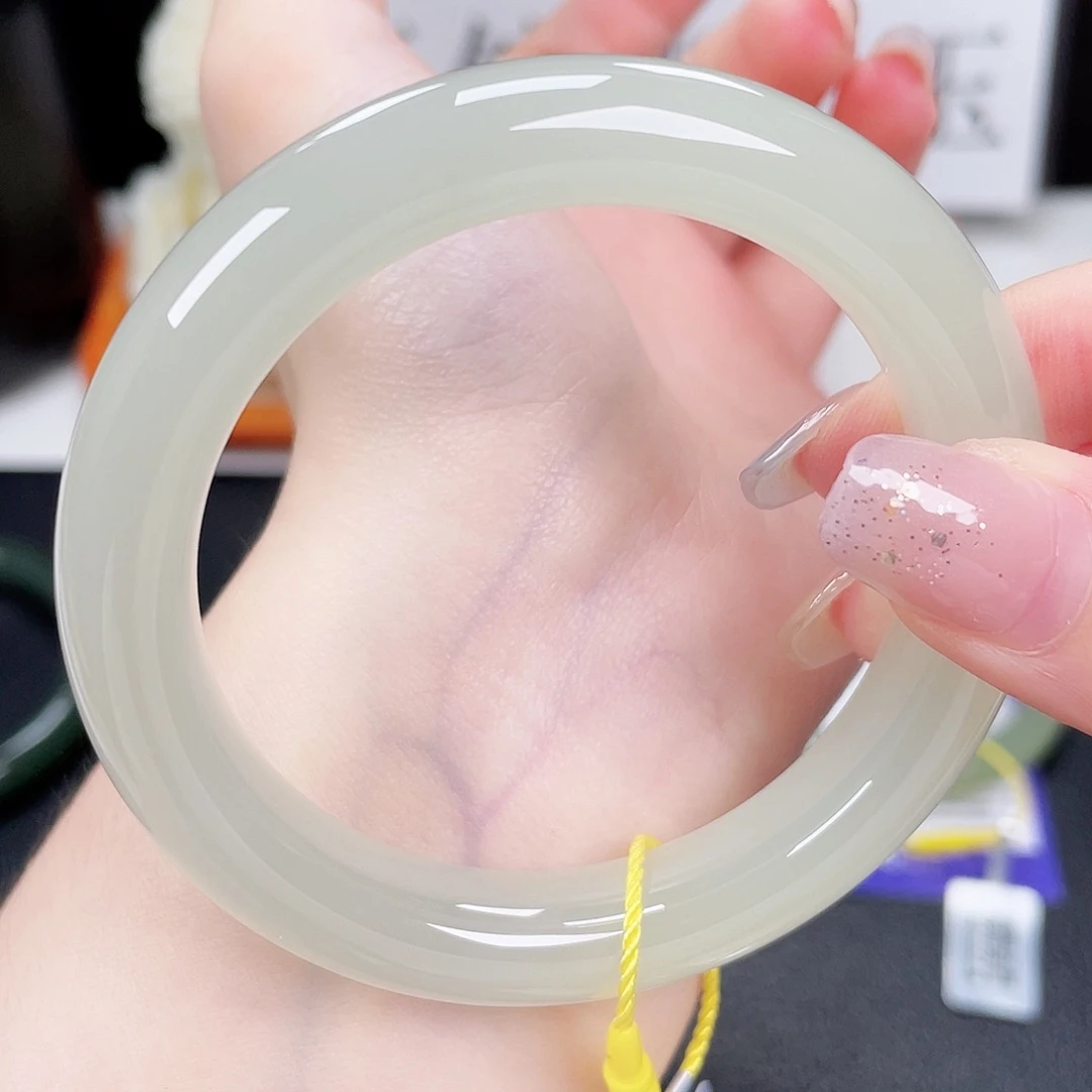 和田玉手镯未镶嵌5455