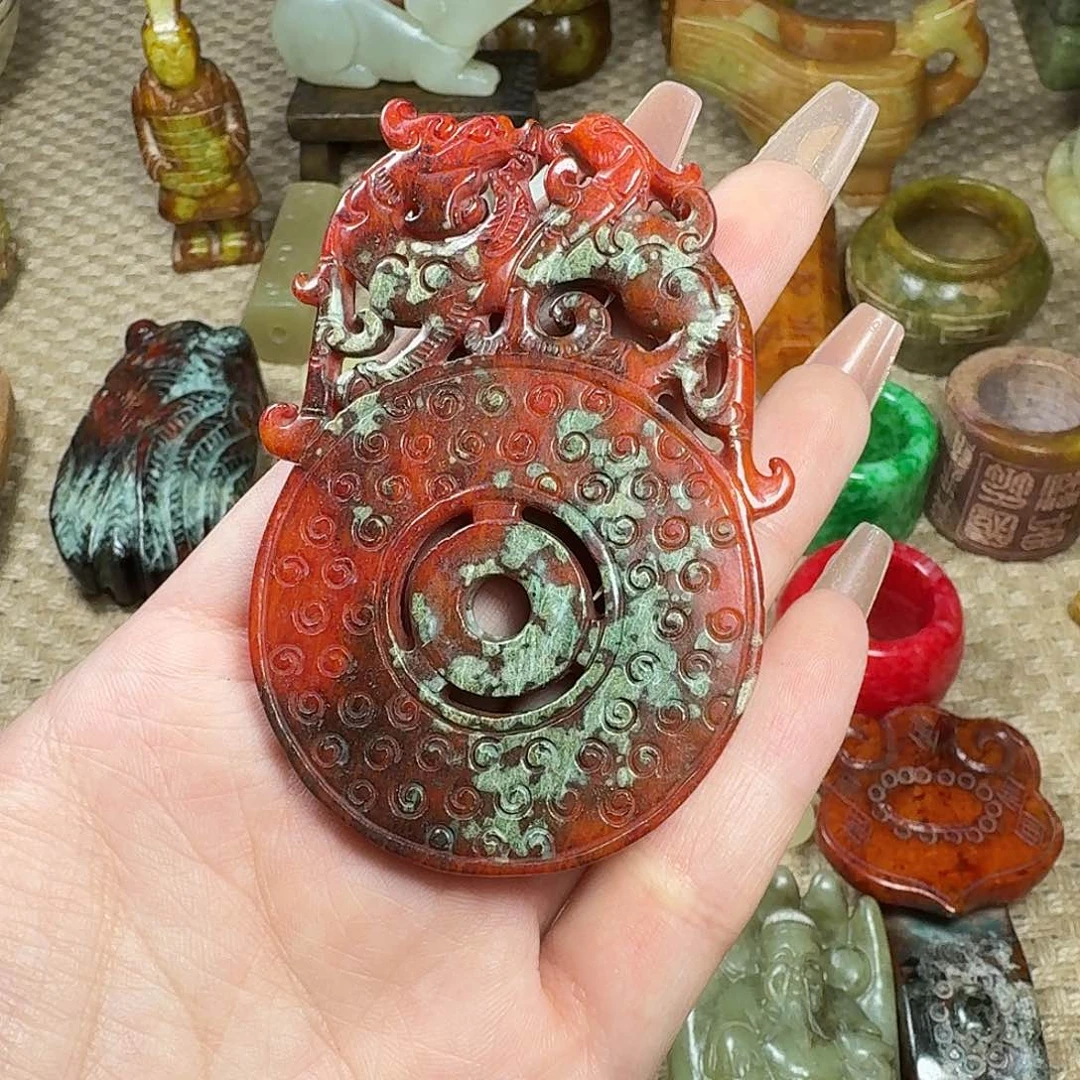 白玉菩提吊坠挂件