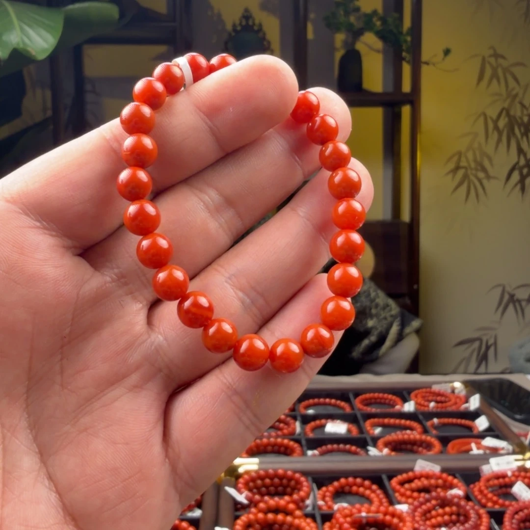彧***顔南红玛瑙未镶嵌手链