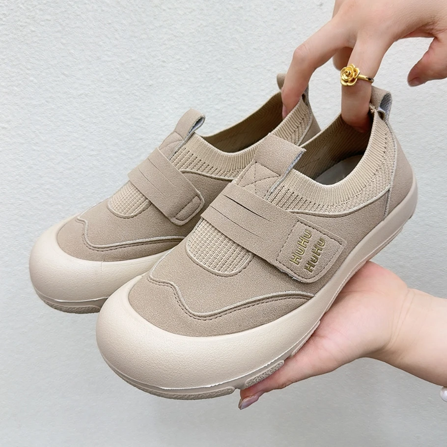 勃肯鞋女2025秋季新款百搭小白鞋舒适防滑休闲鞋软底时尚浅口单鞋