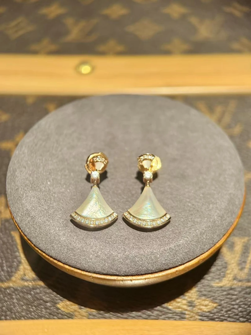 《XGZ》时尚气质百搭扇子耳钉女神ins时尚包