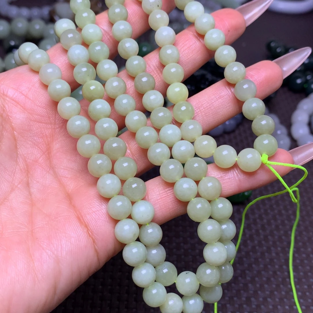 未镶嵌手串和田玉卡8