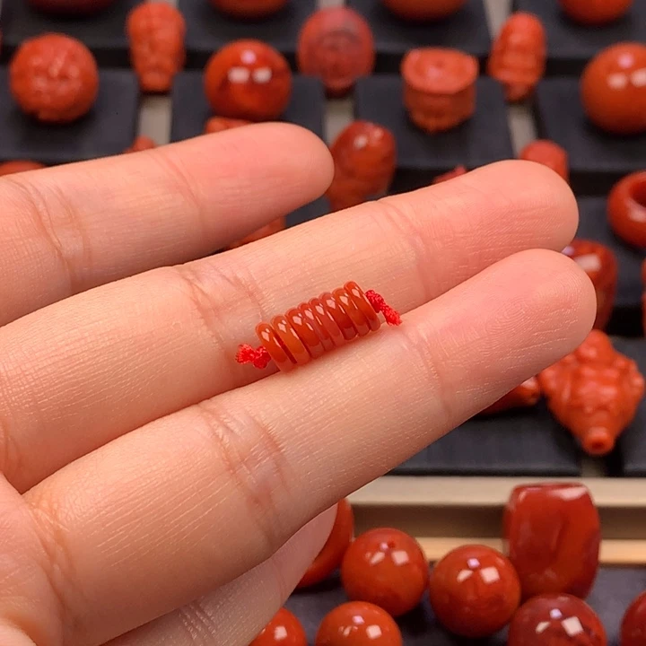 南红玛瑙未镶嵌隔片6MM