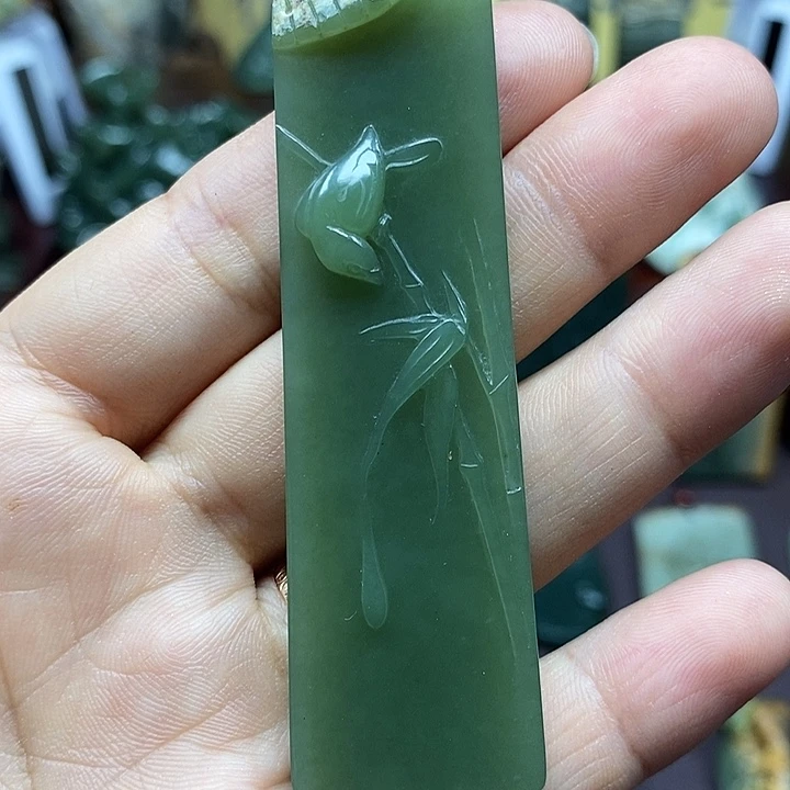 岫岩河磨玉（透闪石质玉）未镶嵌挂件