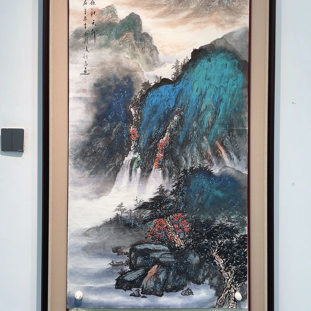 国画凌行志老师手绘国画