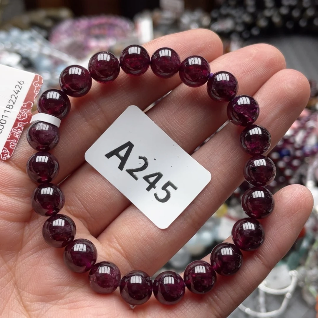 未镶嵌手链石榴石