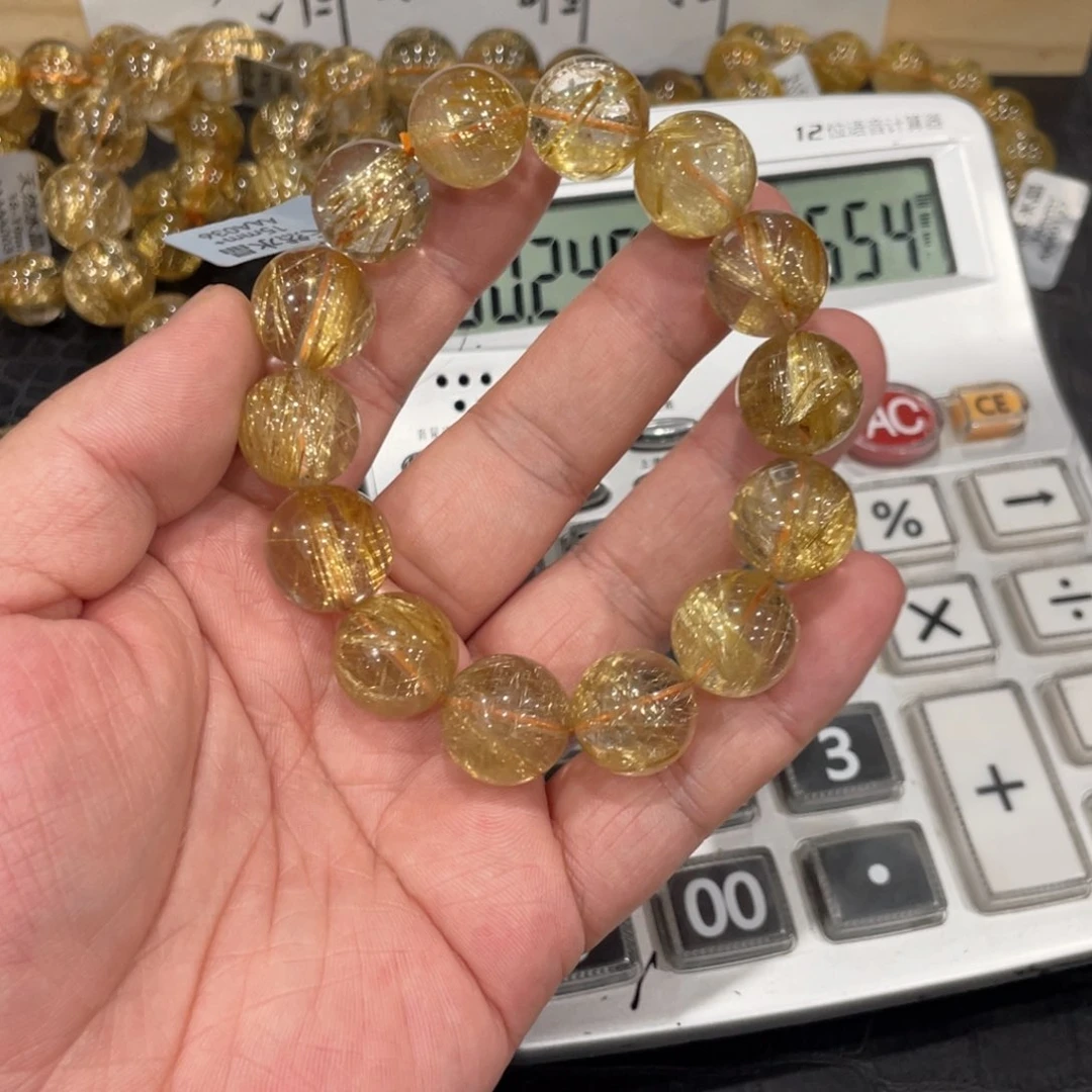 ****醒水晶手链未镶嵌aaa036钛晶