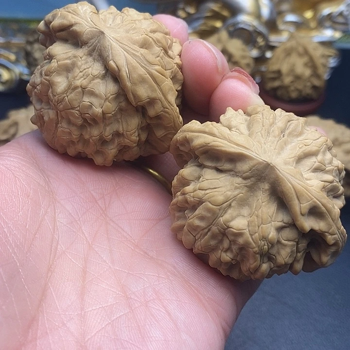 吊坠文玩核桃龙顶50高差2