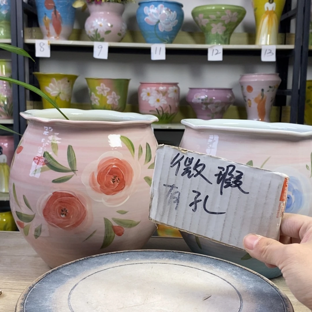 ****～景德镇手工手绘陶瓷花盆