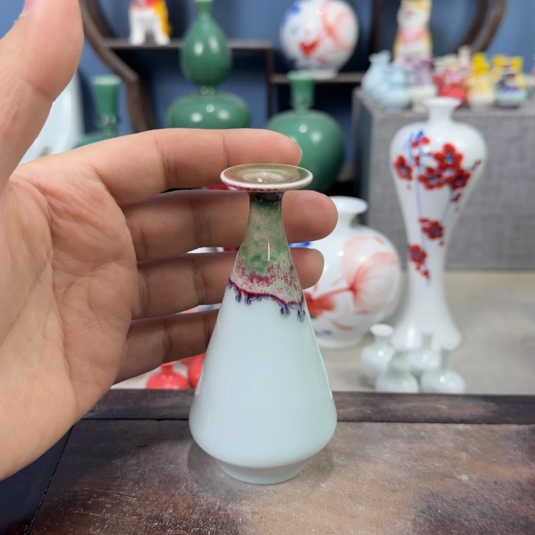 陶瓷手工小花器摆件