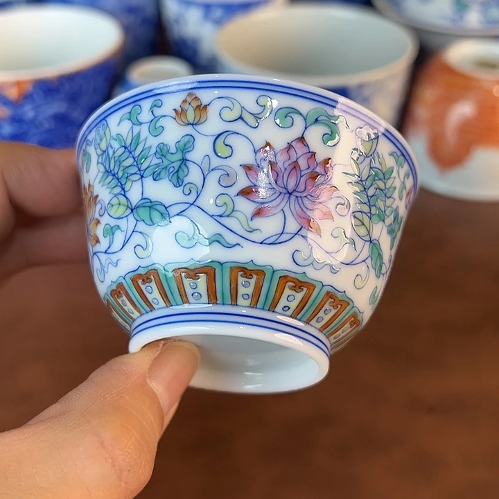 瓷片景德镇全手工手绘陶瓷