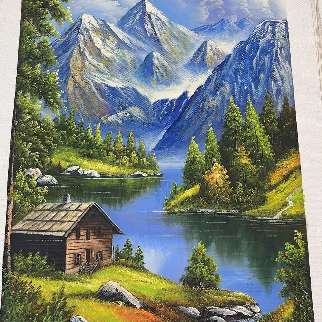 国画油画作品多次