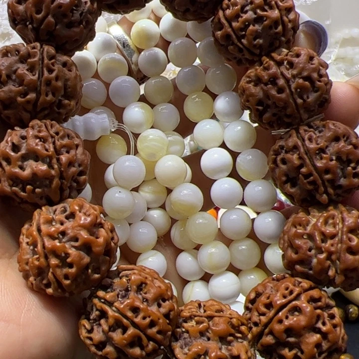 核桃手串/手链0.8/108带黄全品